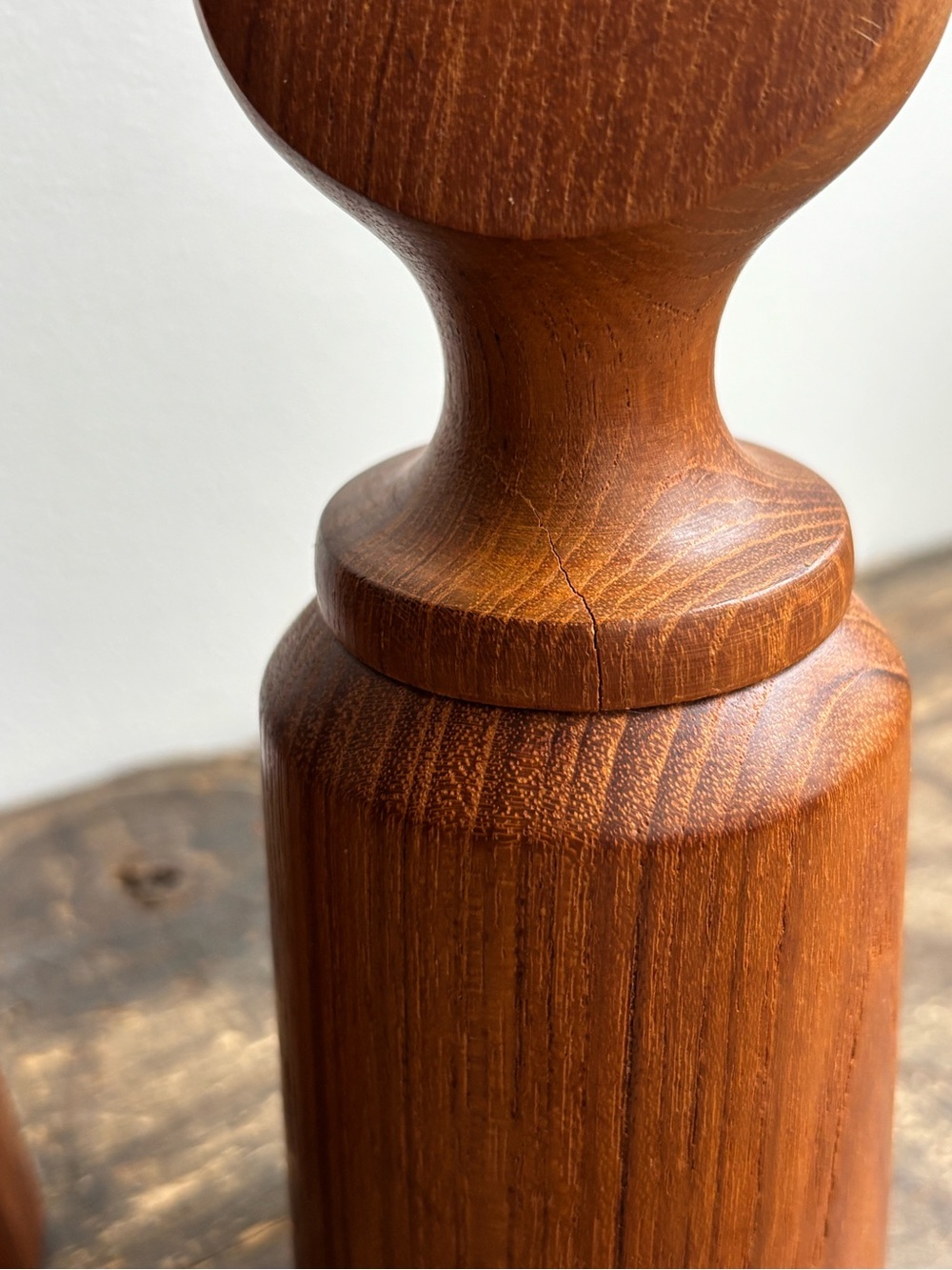 Dansk Vintage Teak Wooden Salt and Pepper Mills - Picture 6 of 11